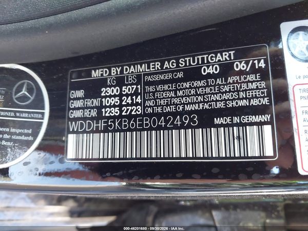 2014 MERCEDES-BENZ E 350 E350 — I9