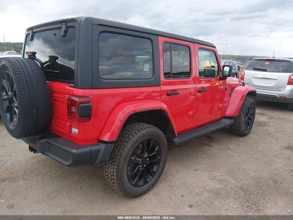 2022 JEEP WRANGLER 4XE UNLIMITED SAHARA 4X4 — I4
