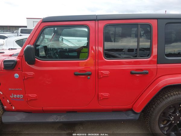 2022 JEEP WRANGLER 4XE UNLIMITED SAHARA 4X4 — I117