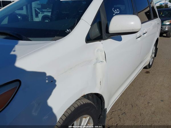 2012 TOYOTA SIENNA XLE 7 PASSENGER — I6