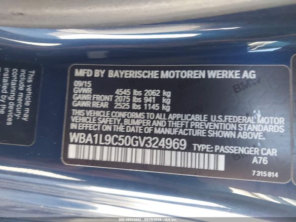 2016 BMW 228I XDRIVE — I9