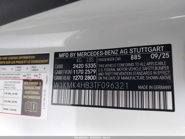2026 MERCEDES-BENZ CLE 300 CLE300 4MATIC — I9