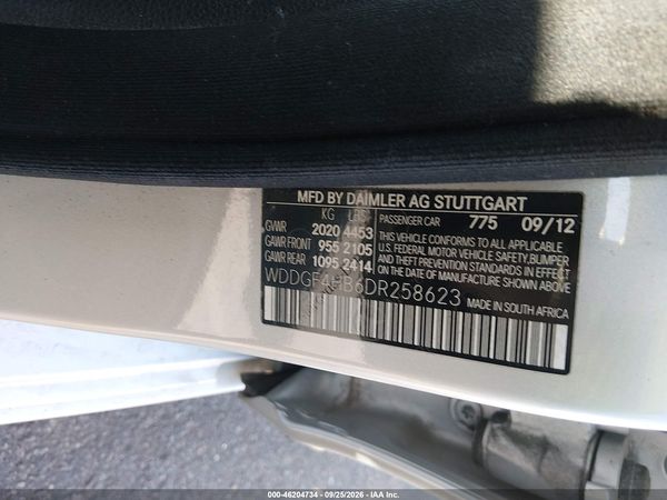 2013 MERCEDES-BENZ C-CLASS C 250 SPORT — I9