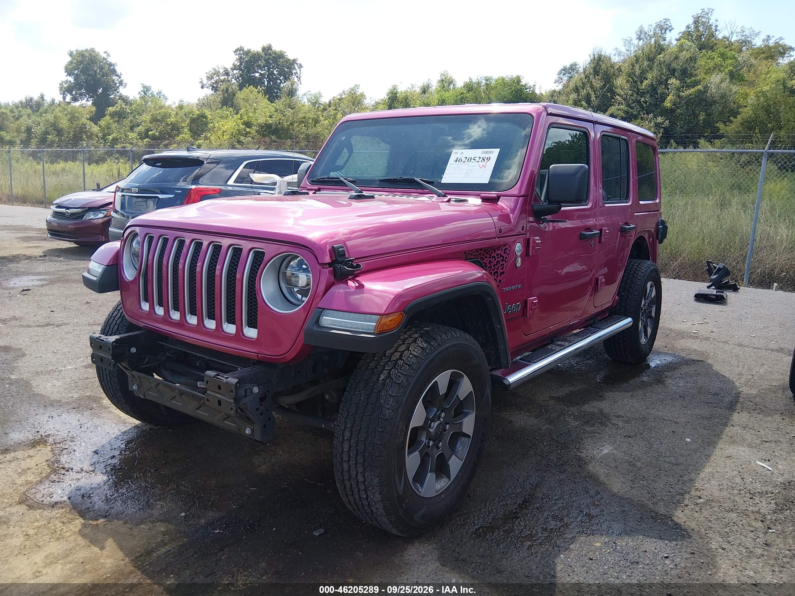 2021 JEEP WRANGLER UNLIMITED SAHARA — I2