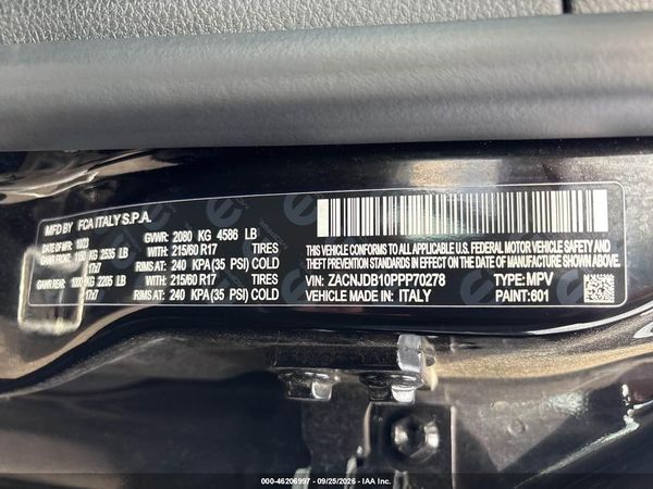 2023 JEEP RENEGADE LATITUDE 4X4 — I9