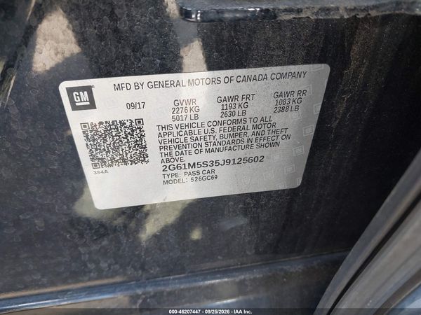 2018 CADILLAC XTS LUXURY — I9
