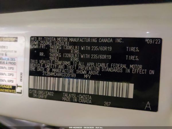 2024 LEXUS RX 350 PREMIUM — I9