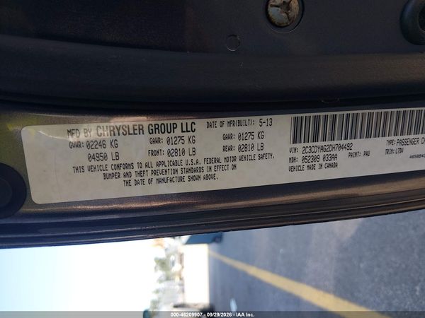 2013 DODGE CHALLENGER SXT — I9