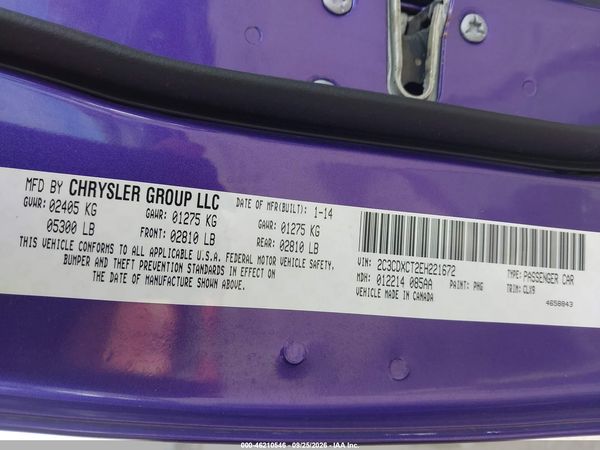 2014 DODGE CHARGER RT PLUS — I9