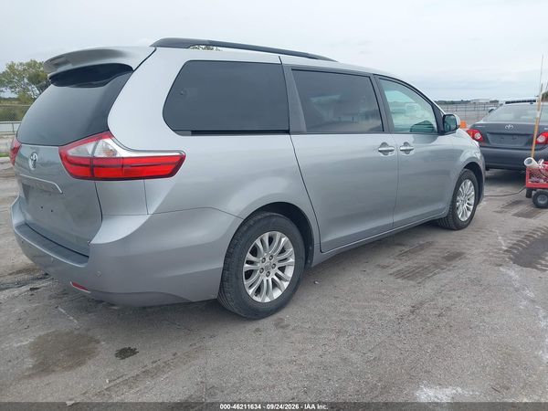 2016 TOYOTA SIENNA XLE 8 PASSENGER — I4