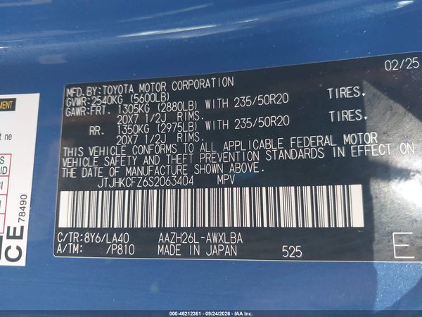 2025 LEXUS NX 450H+ LUXURY — I9