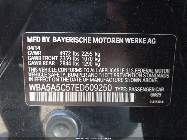 2014 BMW 528I — I9