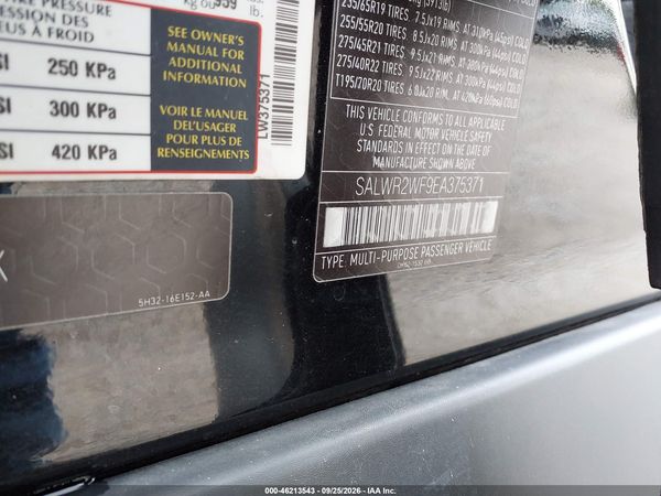 2014 LAND ROVER RANGE ROVER SPORT 3.0L V6 SUPERCHARGED HSE — I9