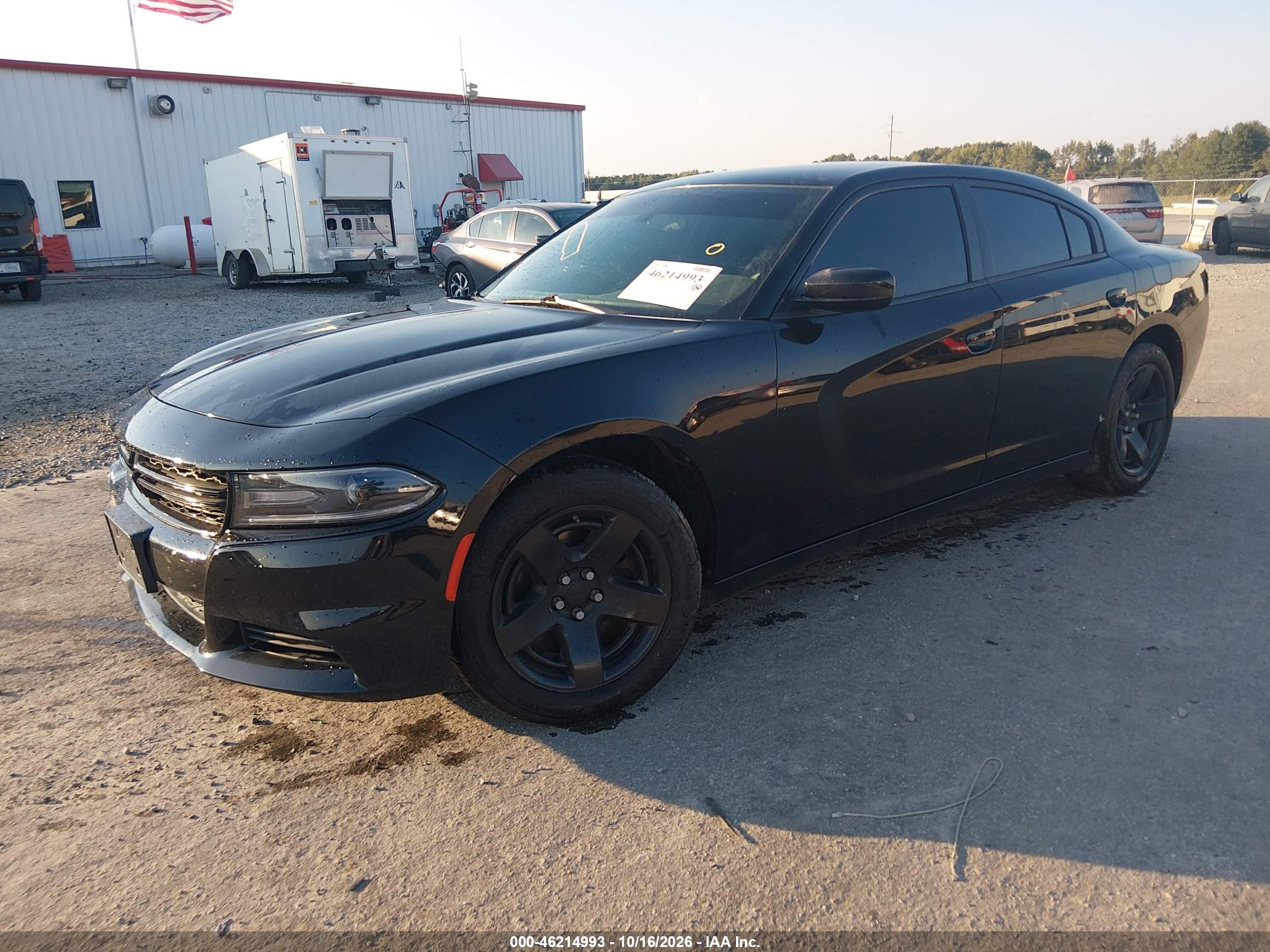 2019 DODGE CHARGER POLICE RWD — I2