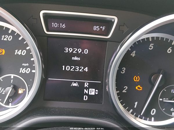 2012 MERCEDES-BENZ ML 350 4MATIC — I118