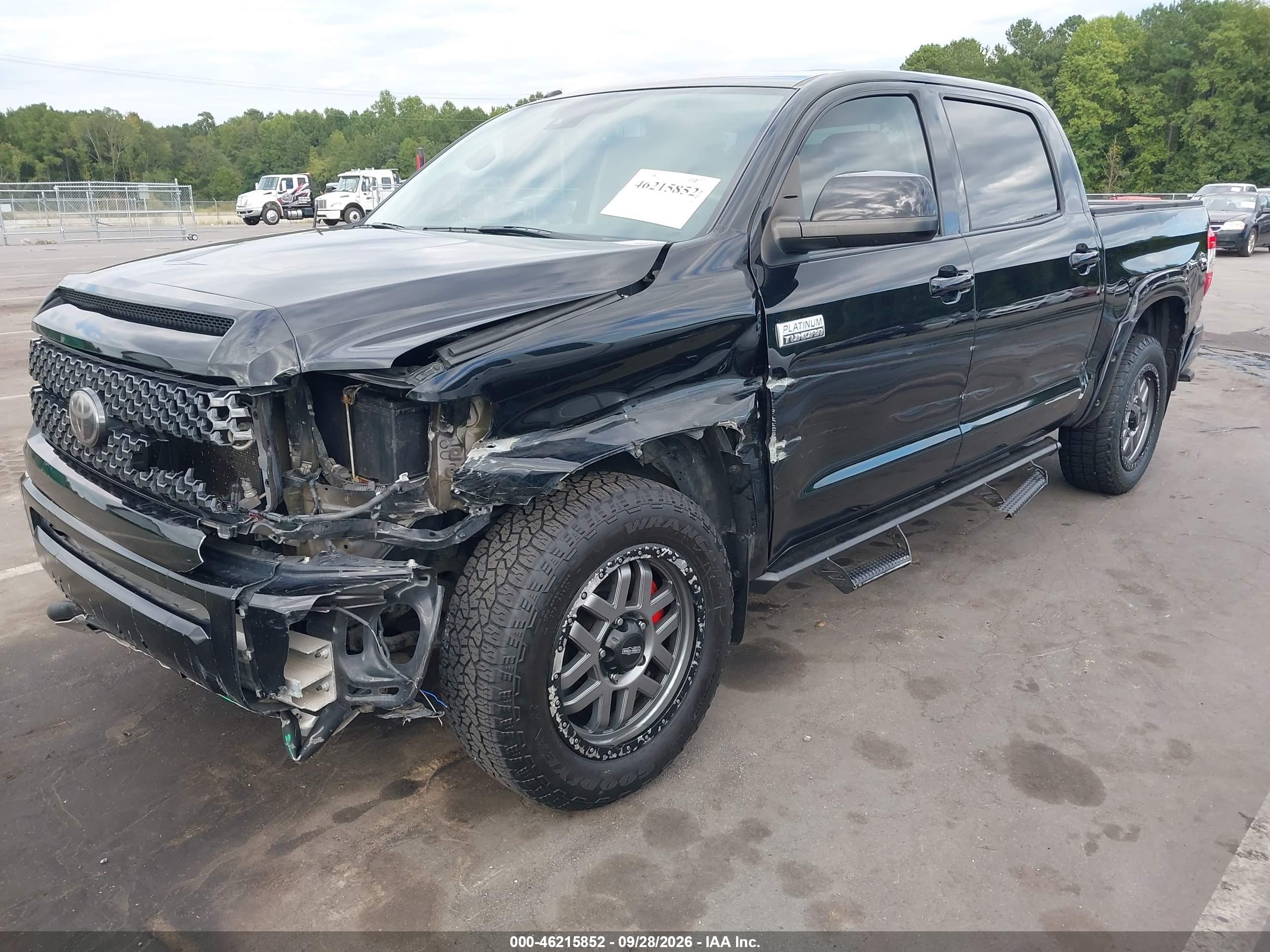 2019 TOYOTA TUNDRA PLATINUM 5.7L V8 — I2
