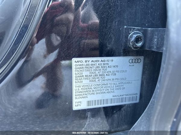 2019 AUDI Q7 55 PREMIUM — I9