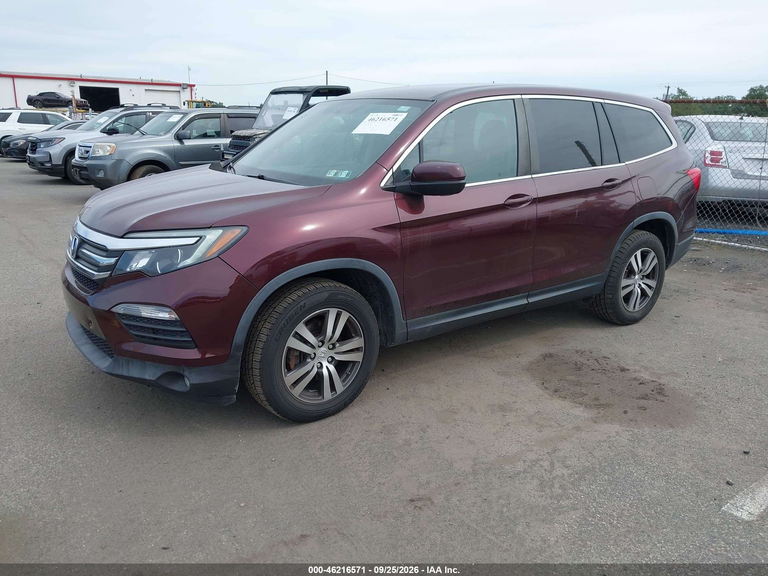2017 HONDA PILOT EX — I2