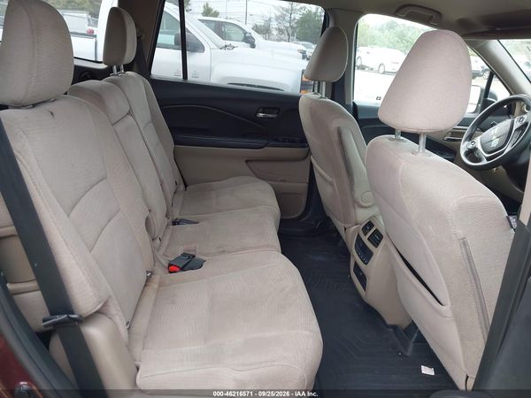 2017 HONDA PILOT EX — I8