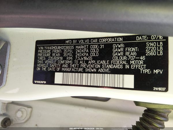 2017 VOLVO XC60 T5 INSCRIPTION — I9
