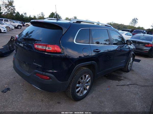 2016 JEEP CHEROKEE LIMITED — I4