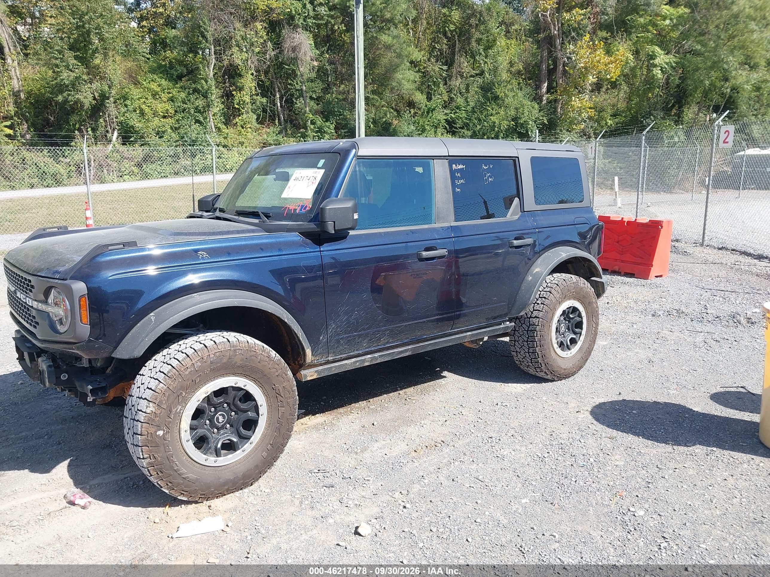 2021 FORD BRONCO BADLANDS — I2