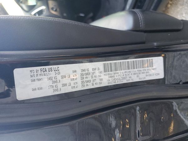 2020 DODGE DURANGO GT