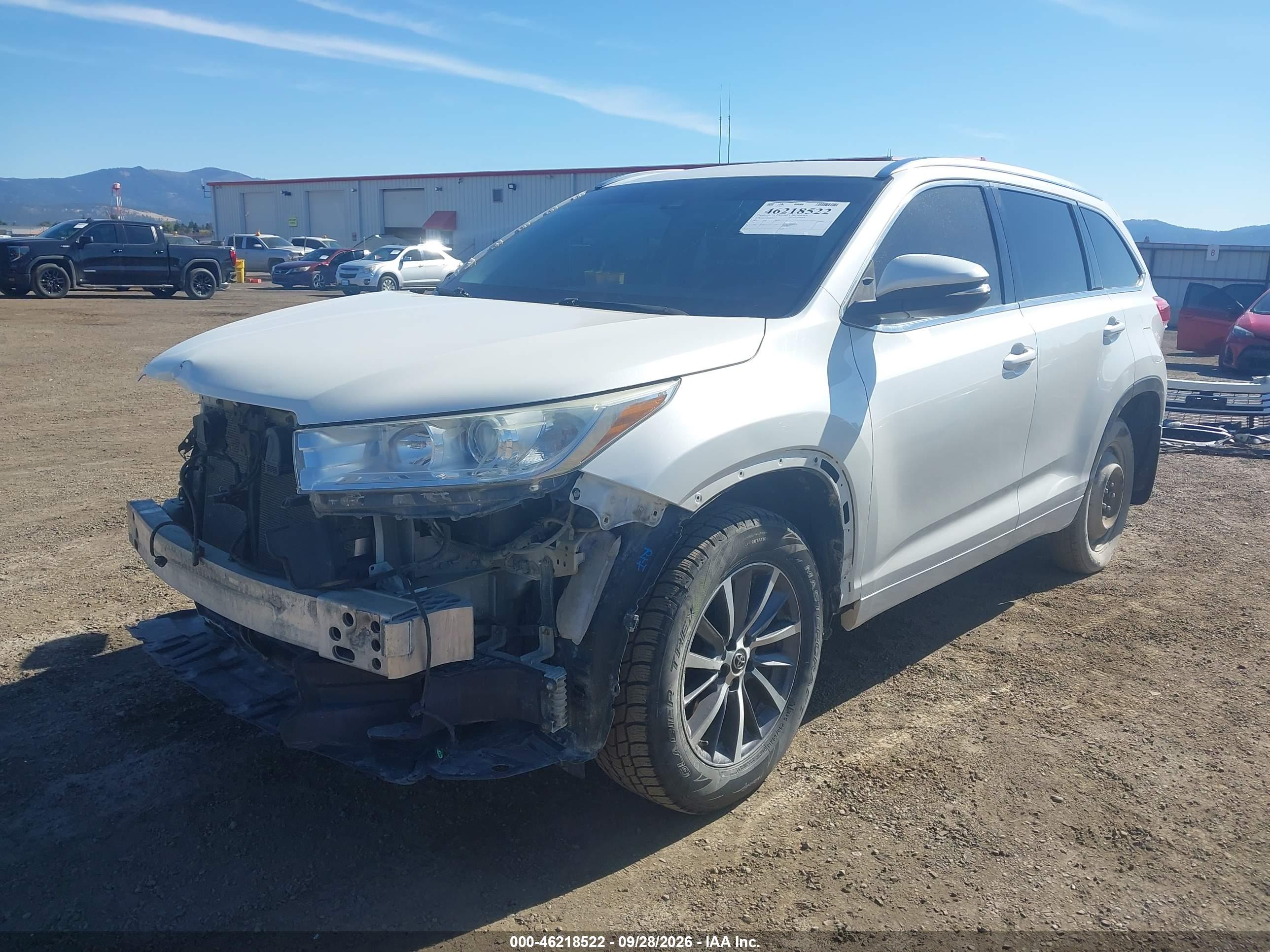 2018 TOYOTA HIGHLANDER XLE — I2