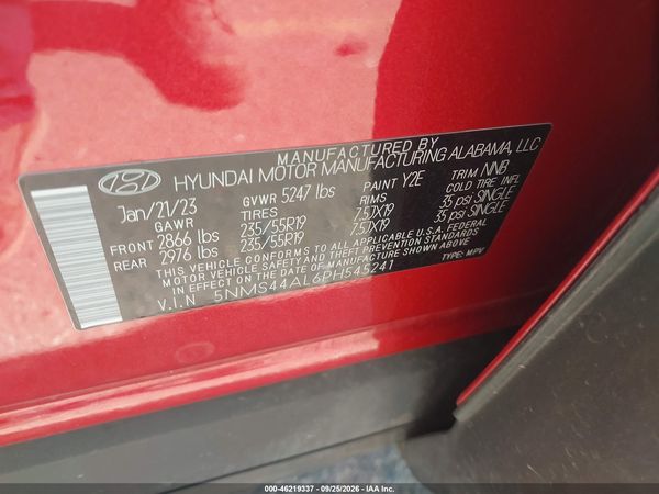 2023 HYUNDAI SANTA FE LIMITED — I9