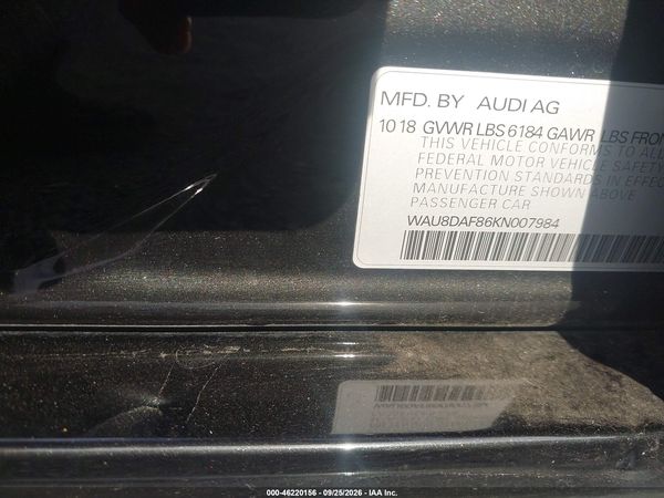 2019 AUDI A8 L 55 — I9