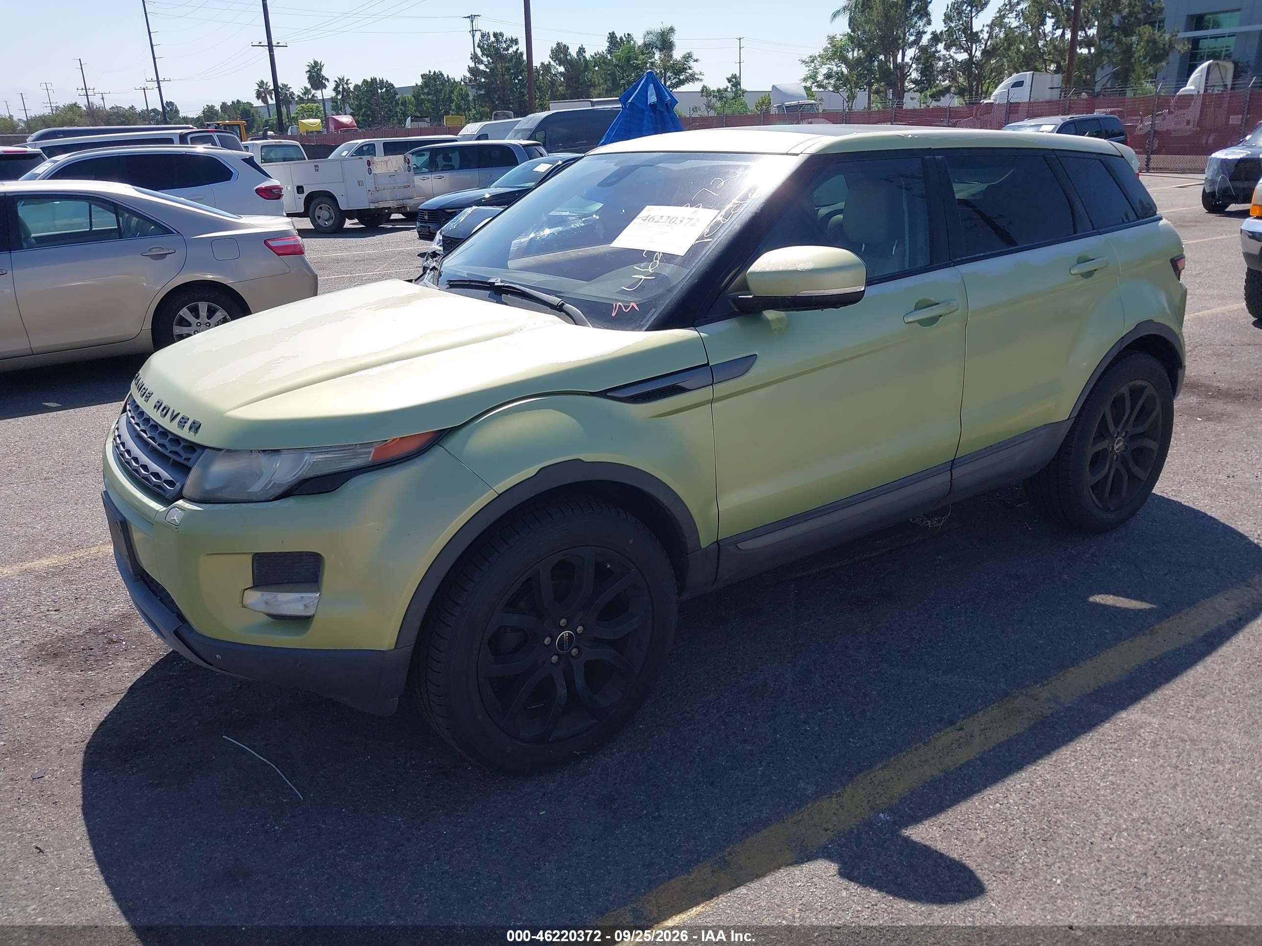 2012 LAND ROVER RANGE ROVER EVOQUE PURE PLUS — I2
