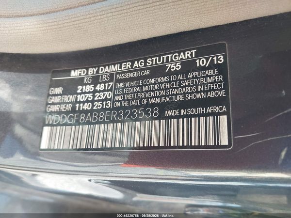 2014 MERCEDES-BENZ C 300 LUXURY 4MATIC — I9