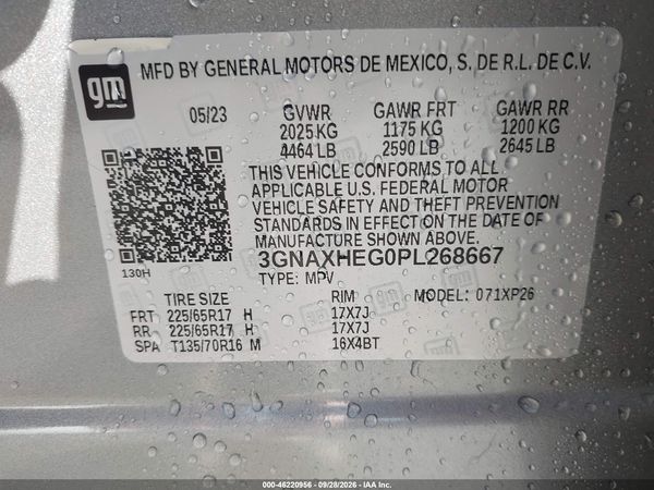 2023 CHEVROLET EQUINOX FWD LS — I9