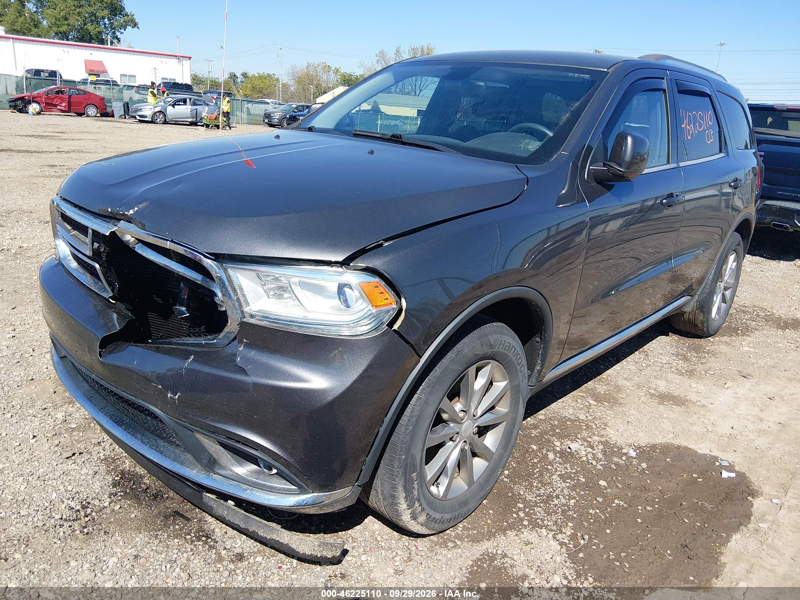 2017 DODGE DURANGO SXT AWD — I2