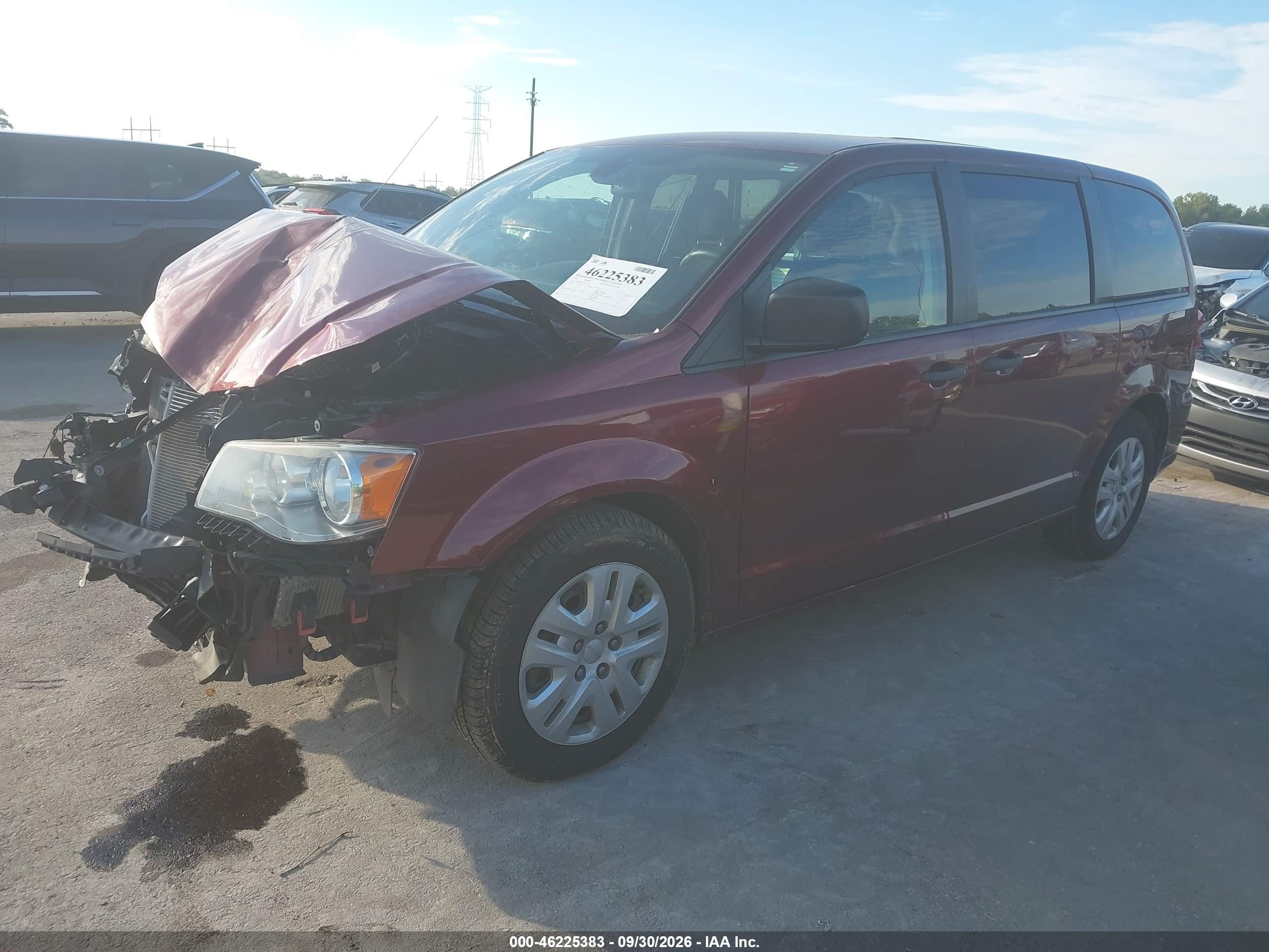 2020 DODGE GRAND CARAVAN SE — I2