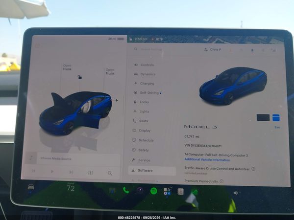 2022 TESLA MODEL 3 REAR-WHEEL DRIVE — I7