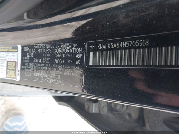 2017 KIA FORTE LX — I9