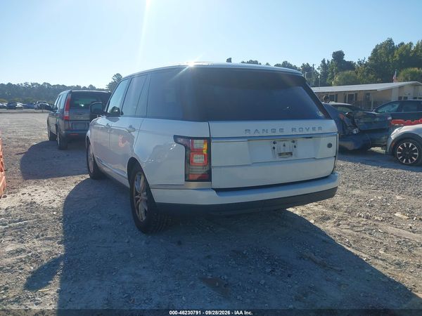 2016 LAND ROVER RANGE ROVER 3.0L V6 SUPERCHARGED — I3
