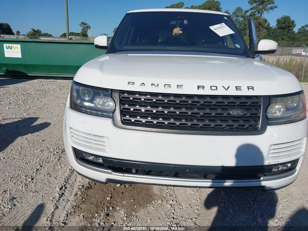 2016 LAND ROVER RANGE ROVER 3.0L V6 SUPERCHARGED — I6