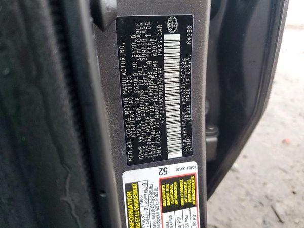 2024 TOYOTA CAMRY