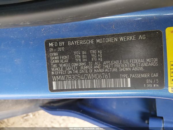 2012 MINI COOPER COUNTRYMAN — I9