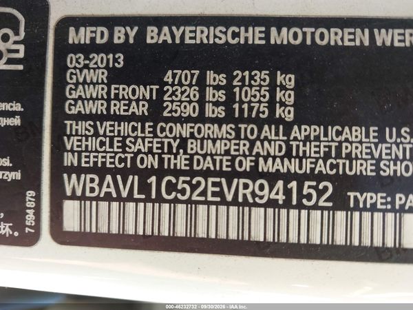2014 BMW X1 XDRIVE28I — I9