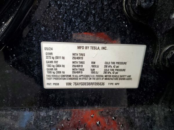 2024 TESLA MODEL Y
