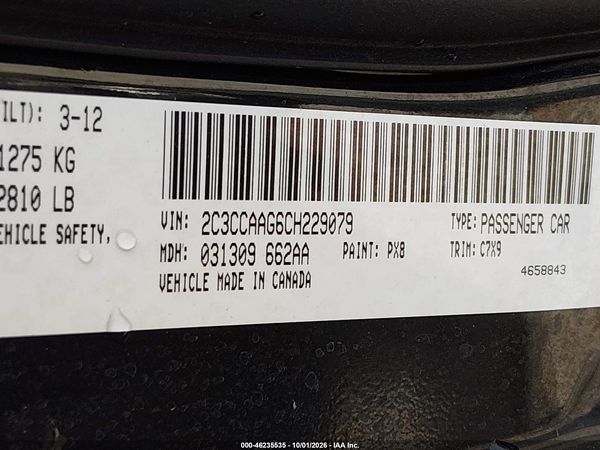 2012 CHRYSLER 300 Base/Limited — I9