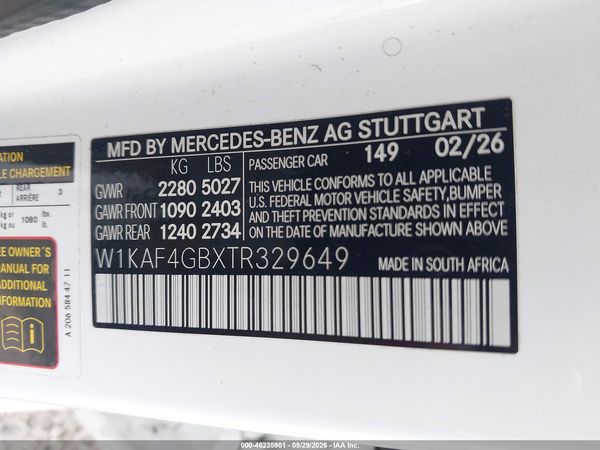2026 MERCEDES-BENZ C 300 C300 — I9