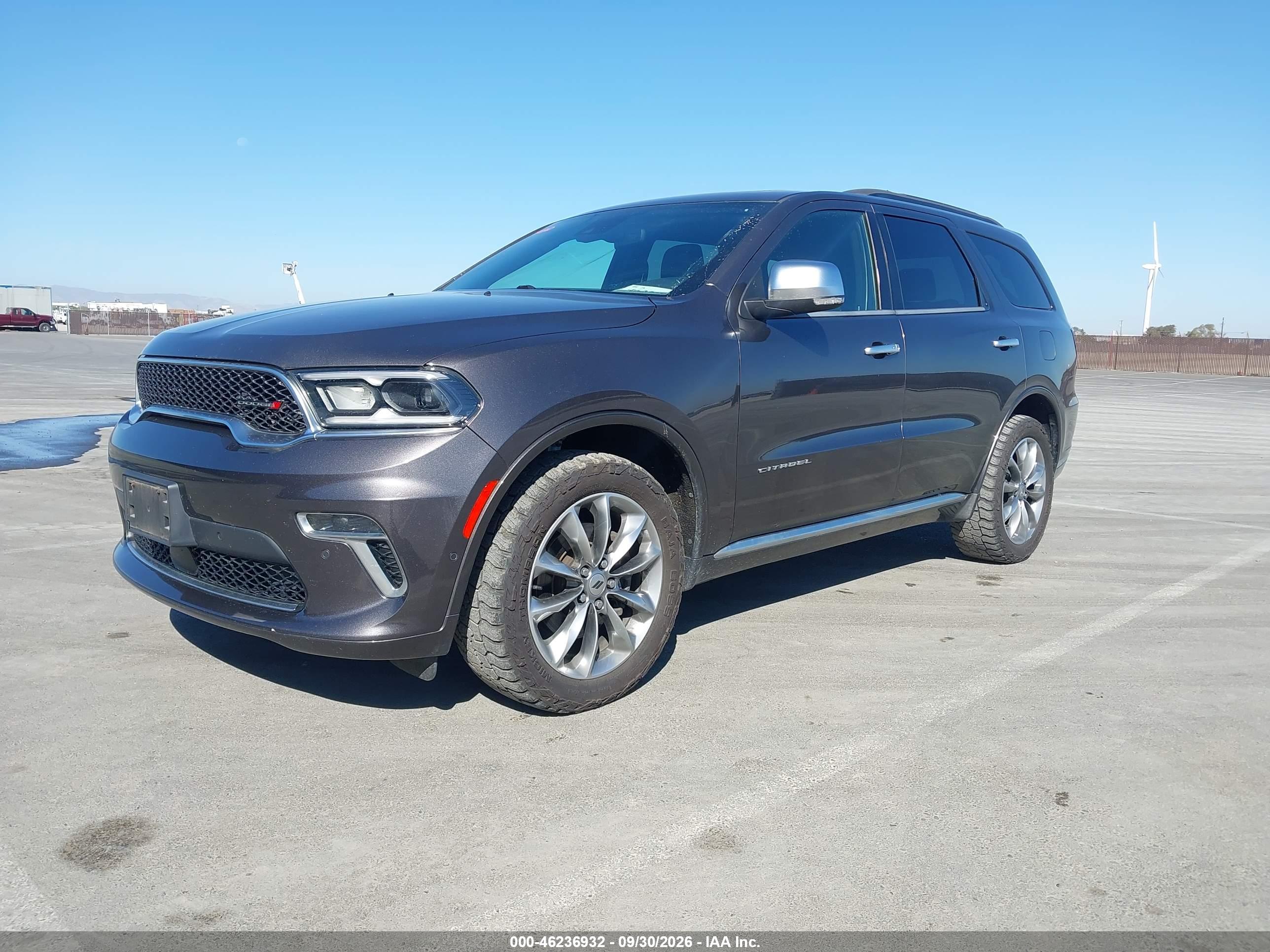 2021 DODGE DURANGO CITADEL AWD — I2