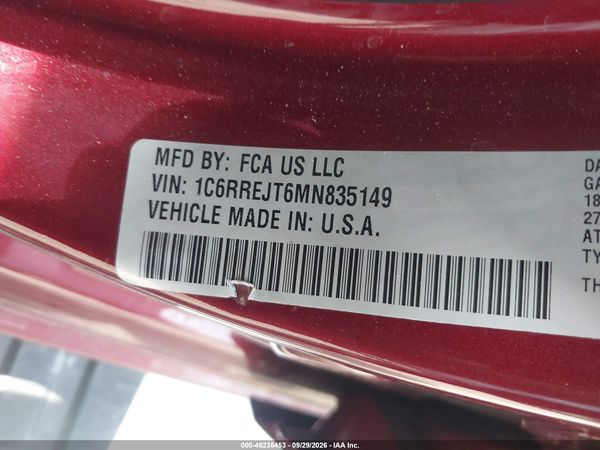 2021 RAM 1500 LARAMIE — I9