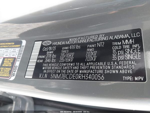 2024 HYUNDAI TUCSON SEL — I9