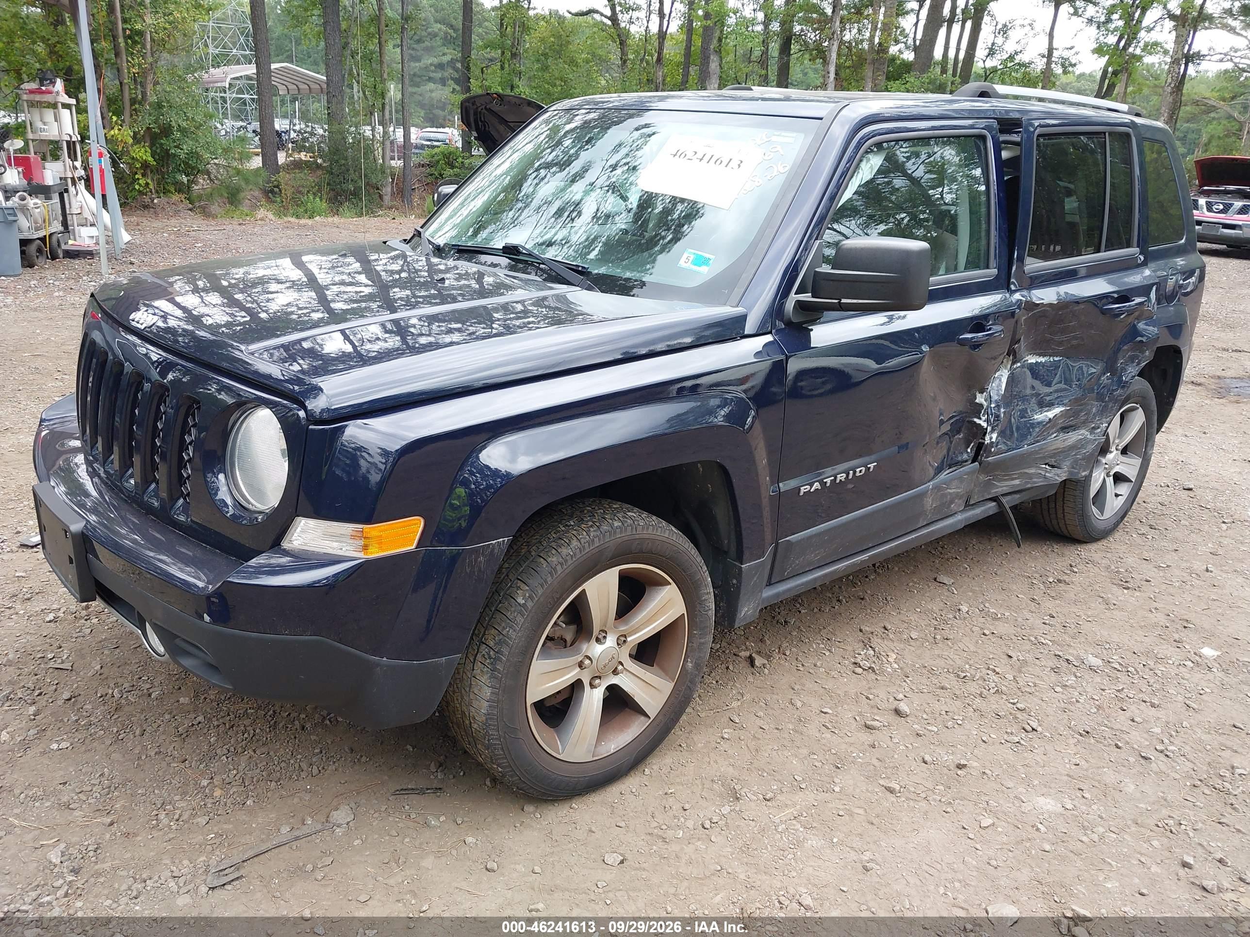 2016 JEEP PATRIOT HIGH ALTITUDE EDITION — I2