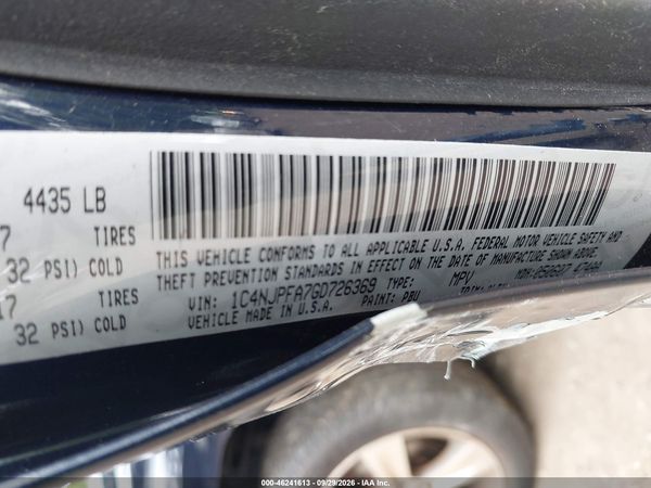 2016 JEEP PATRIOT HIGH ALTITUDE EDITION — I9
